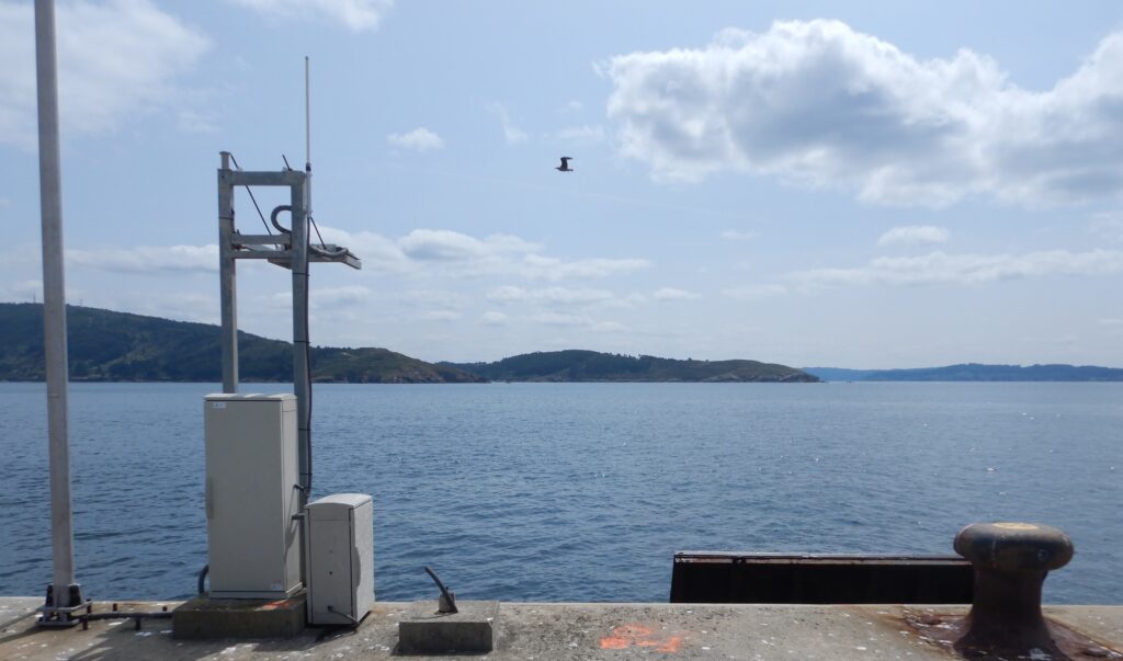 Figura 1: Mareógrafo del Puerto exterior de Ferrol (Fuente: APFsC)