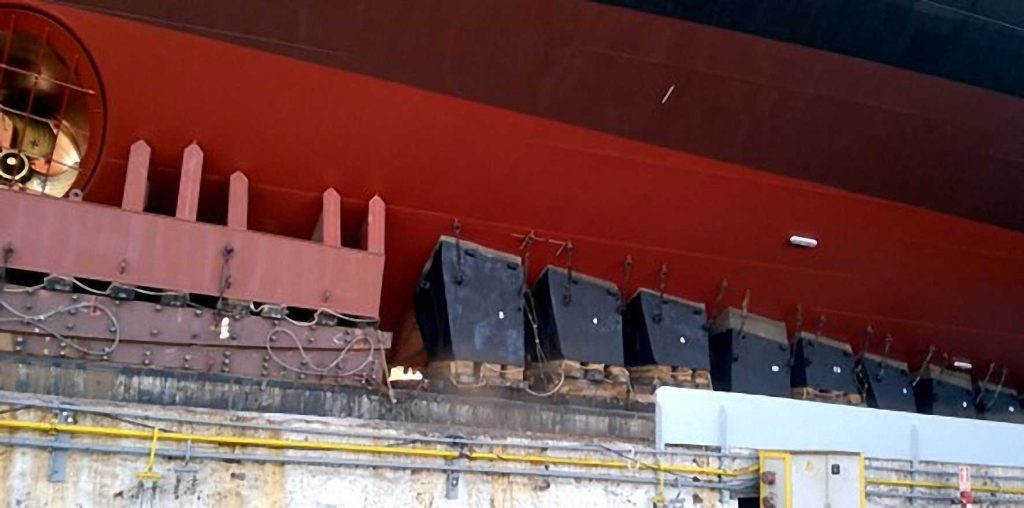 Figura 9: El patín en botadura en Vigo (Fuente: PLF)