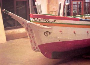 Mascarón de proa de una Jabega malagueña