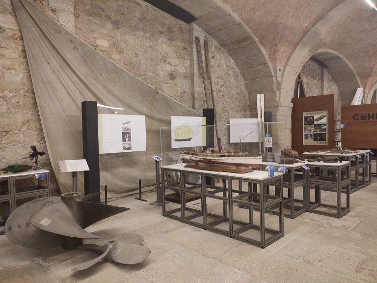 Sistemas de propulsión en el Museo de la Construcción Naval de Ferrol