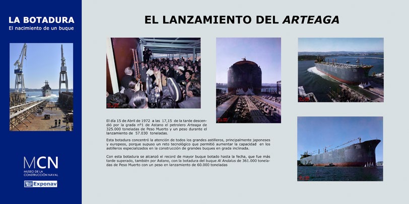 Figura 2: Panel de exposición de botaduras (Fuente: Exponav)